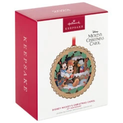 Hallmark Disney Mickey's Christmas Carol 40th Anniversary Papercraft Ornament -Ornament Shop Mickeys Christmas Carol Characters Keepsake Ornament 1999QXD6669 04