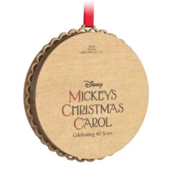 Hallmark Disney Mickey's Christmas Carol 40th Anniversary Papercraft Ornament -Ornament Shop Mickeys Christmas Carol Characters Keepsake Ornament 1999QXD6669 06
