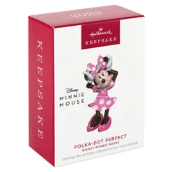 Hallmark Disney Minnie Mouse Polka-Dot Perfect Ornament -Ornament Shop Minnie Mouse PolkaDot Dress Keepsake Ornament 1699QXD6539 04