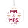Hallmark Mr. & Mrs. Personalized Text Metal Ornament 1 Hallmark Mr. & Mrs. Personalized Text Metal Ornament -Ornament Shop Mr. Mrs. Personalized Christmas Ornament 1OFM1002B3 01