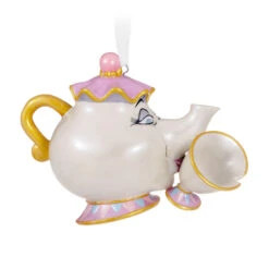 Hallmark Disney Beauty And The Beast A Mother's Love Porcelain Ornament -Ornament Shop Mrs. Potts and Chip Keepsake Ornament 2499QHX3109 06