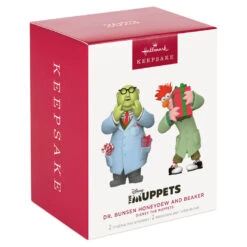 Hallmark Disney The Muppets Dr. Bunsen Honeydew And Beaker Ornaments, Set Of 2 -Ornament Shop Muppets Dr. Bunsen and Beaker Keepsake Ornaments 2999QXD6759 05
