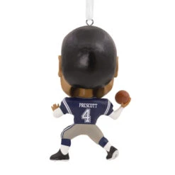 NFL Dallas Cowboys Dak Prescott Bouncing Buddy Hallmark Ornament -Ornament Shop NFL Dallas Cowboys Dak Prescott Bouncing Buddy Christmas Ornament 1OSL1563 05