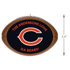 Hallmark NFL Football Chicago Bears Text Personalized Ornament -Ornament Shop NFL Football Chicago Bears Text Personalized Ornament 2499QHE1985B6 03