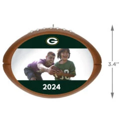 Hallmark NFL Football Green Bay Packers Text And Photo Personalized Ornament -Ornament Shop NFL Football Green Bay Packers Text and Photo Personalized Ornament 2499QHE1985B10 03