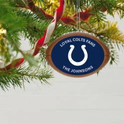 Hallmark NFL Football Indianapolis Colts Text Personalized Ornament -Ornament Shop NFL Football Indianapolis Colts Text Personalized Ornament 2499QHE1985B9 02