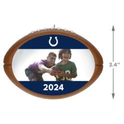 Hallmark NFL Football Indianapolis Colts Text And Photo Personalized Ornament -Ornament Shop NFL Football Indianapolis Colts Text and Photo Personalized Ornament 2499QHE1985B17 03