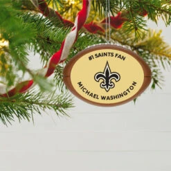 Hallmark NFL Football New Orleans Saints Text Personalized Ornament -Ornament Shop NFL Football New Orleans Saints Text Personalized Ornament 2499QHE1985B7 02