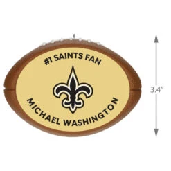 Hallmark NFL Football New Orleans Saints Text Personalized Ornament -Ornament Shop NFL Football New Orleans Saints Text Personalized Ornament 2499QHE1985B7 03