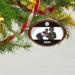 Hallmark NFL Football Pittsburgh Steelers Text And Photo Personalized Ornament -Ornament Shop NFL Football Pittsburgh Steelers Text and Photo Personalized Ornament 2499QHE1985B11 02