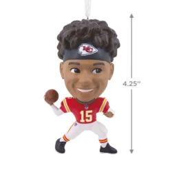 NFL Kansas City Chiefs Patrick Mahomes II Bouncing Buddy Hallmark Ornament -Ornament Shop NFL Kansas City Chiefs Patrick Mahomes II Bouncing Buddy Christmas Ornament 1OSL1562 03