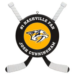 NHL Hockey Personalized Ornament, Nashville Predators®