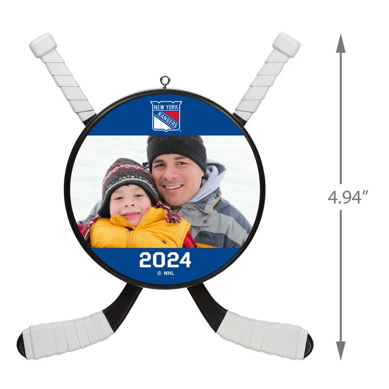 NHL Hockey Personalized Photo Ornament, Chicago Blackhawks® 5 NHL Hockey Personalized Photo Ornament, Chicago Blackhawks® - Image 3