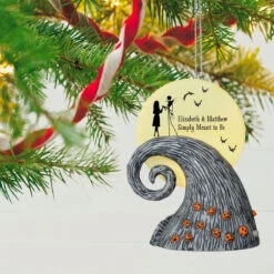 Hallmark Disney Tim Burton’s The Nightmare Before Christmas Jack And Sally Personalized Ornament With Light -Ornament Shop Nightmare Before Christmas Christmas Jack and Sally Personalized Keepsake Ornament With Light 2999QHE2113B1 02