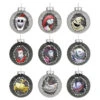 Hallmark Disney Tim Burton's The Nightmare Before Christmas Halloween Town Glass Ornaments, Set Of 9 -Ornament Shop Nightmare Before Christmas Glass Ball Keepsake Ornaments 2999QSB6289 01