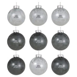 Hallmark Disney Tim Burton's The Nightmare Before Christmas Halloween Town Glass Ornaments, Set Of 9 -Ornament Shop Nightmare Before Christmas Glass Ball Keepsake Ornaments 2999QSB6289 06
