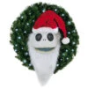 Hallmark Disney Tim Burton's The Nightmare Before Christmas Jack Skellington Wreath With Light, Sound And Motion, 24" -Ornament Shop Nightmare Before Christmas Jack Skellington Talking Wreath 1QFM3343 01