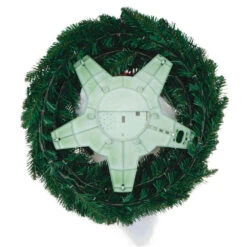 Hallmark Disney Tim Burton's The Nightmare Before Christmas Jack Skellington Wreath With Light, Sound And Motion, 24" -Ornament Shop Nightmare Before Christmas Jack Skellington Talking Wreath 1QFM3343 06