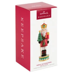 Hallmark Noble Nutcrackers Special Edition Porcelain Ornament -Ornament Shop Nutcracker With Tree Keepsake Ornament 3499QGO2979 04
