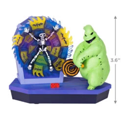 Hallmark Disney Tim Burton's The Nightmare Before Christmas 30th Anniversary Mr. Oogie Boogie Musical Ornament With Light And Motion -Ornament Shop Oogie Boogie Keepsake Ornament 4499QXD6739 03