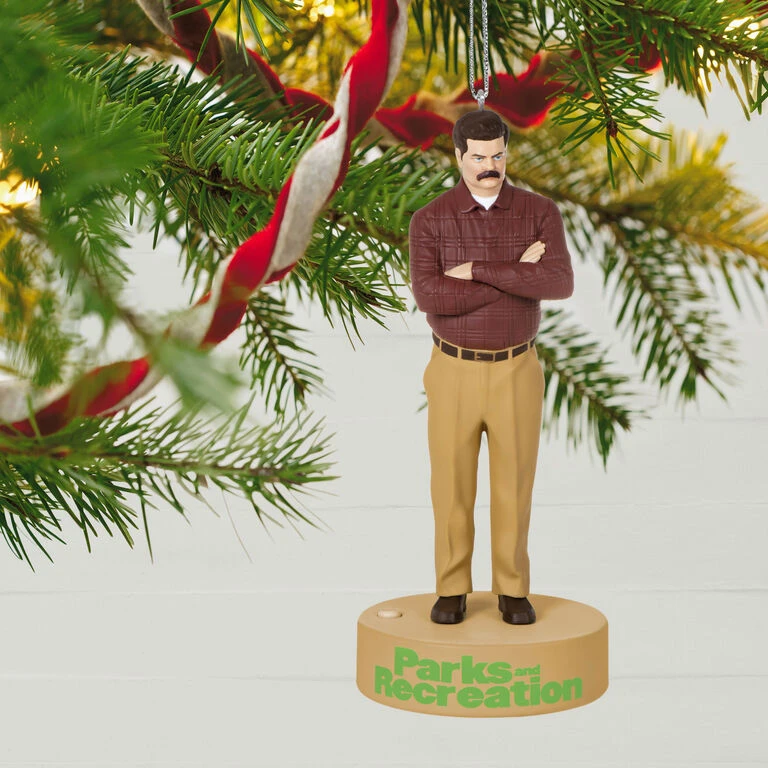 Hallmark Parks And Recreation Ron Swanson Ornament With Sound 4 Hallmark Parks And Recreation Ron Swanson Ornament With Sound - Image 2