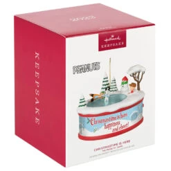 Hallmark The Peanuts® Gang Christmastime Is Here Musical Ornament With Motion -Ornament Shop Peanuts Gang Ice Skating Keepsake Ornament 3999QXI7037 04