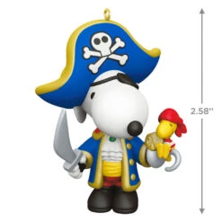 Hallmark Peanuts® Spotlight On Snoopy Pirate Snoopy Ornament -Ornament Shop Peanuts Pirate Snoopy Keepsake Ornament 1699QXR8229 03