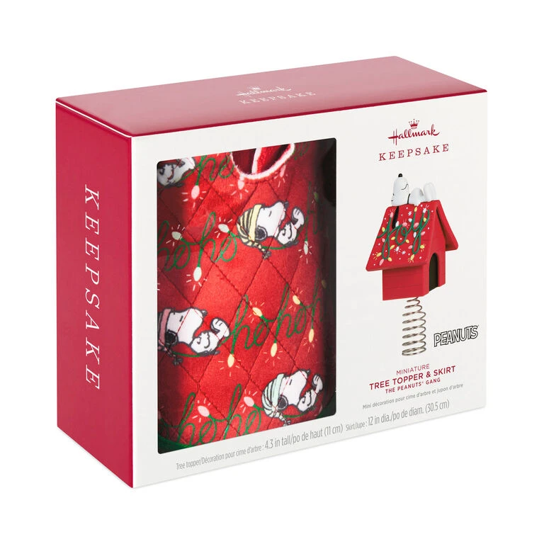 Hallmark Mini The Peanuts® Gang Snoopy Christmas Tree Topper And Tree Skirt, Set Of 2 7 Hallmark Mini The Peanuts® Gang Snoopy Christmas Tree Topper And Tree Skirt, Set Of 2 - Image 5