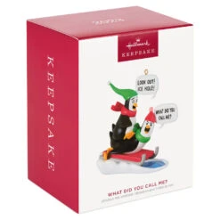 Hallmark What Did You Call Me? Ornament 11 Hallmark What Did You Call Me? Ornament -Ornament Shop Penguins Sledding Keepsake Ornament 2099QGO2867 04