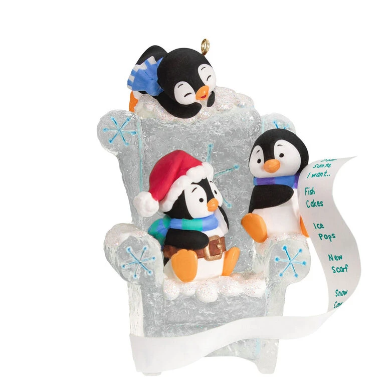 Hallmark Long Letter To Santa Penguin Ornament 3 Hallmark Long Letter To Santa Penguin Ornament
