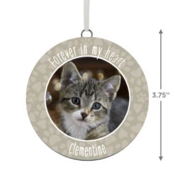 Hallmark Pet Memorial Personalized Text And Photo Ceramic Ornament -Ornament Shop Pet Memorial Personalized Round Ceramic Ornament 1999QHE1711B32 03