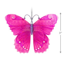 Hallmark Brilliant Butterflies Ornament 10 Hallmark Brilliant Butterflies Ornament -Ornament Shop Pink and Purple Butterfly Keepsake Ornament 1799QXR8077 03