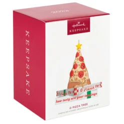 Hallmark O Pizza Tree Ornament 11 Hallmark O Pizza Tree Ornament -Ornament Shop Pizza Christmas Tree on Boxes Keepsake Ornament 1799QGO2857 04
