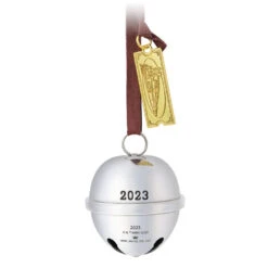 Hallmark The Polar Express™ Santa's Sleigh Bell 2023 Metal Ornament -Ornament Shop Polar Express Sleigh Bell Keepsake Ornament 1799QXI6069 06