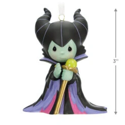Hallmark Disney Precious Moments Maleficent Porcelain Ornament -Ornament Shop Precious Moments Maleficent Keepsake Ornament 2999QXE3279 03
