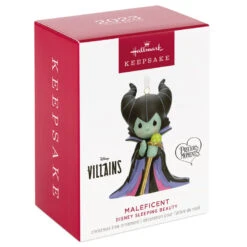 Hallmark Disney Precious Moments Maleficent Porcelain Ornament -Ornament Shop Precious Moments Maleficent Keepsake Ornament 2999QXE3279 04