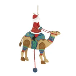 Hallmark Pull-String Camel With Santa Wood Ornament 13 Hallmark Pull-String Camel With Santa Wood Ornament -Ornament Shop PullString Camel With Santa Keepsake Ornament 2499QGO2977 06