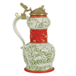 Hallmark Beer Stein Special Edition 2023 Ornament -Ornament Shop Red Green and Gold Beer Stein Keepsake Ornament 1999QGO2807 06