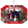 Hallmark Red Plaid Personalized Text And Photo Metal Ornament 2 Hallmark Red Plaid Personalized Text And Photo Metal Ornament -Ornament Shop Red Plaid Personalized Christmas Ornament 1OFM1001B1 01