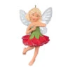 Hallmark Fairy Messengers Carnation Fairy Ornament 1 Hallmark Fairy Messengers Carnation Fairy Ornament -Ornament Shop Red and Green Fairy Keepsake Ornament 1499QXR8007 01
