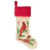 Hallmark The Beauty Of Birds Stocking -Ornament Shop RedWhite Birds and Holly Keepsake Stocking 1QSB6309 01