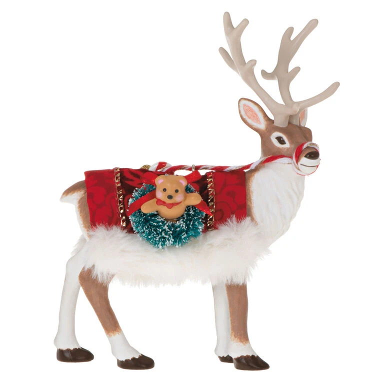 Hallmark Father Christmas's Reindeer Ornament 3 Hallmark Father Christmas's Reindeer Ornament