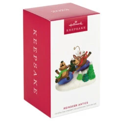 Hallmark Reindeer Antics Ornament -Ornament Shop Reindeer on Snow Tubes Keepsake Ornament 2499QGO2747 04