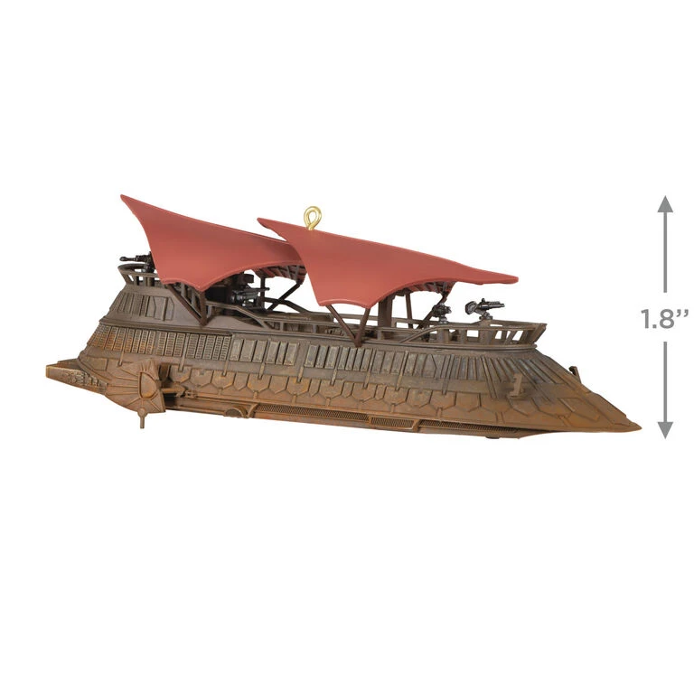 Hallmark Star Wars: Return Of The Jedi™ Jabba's Sail Barge, The Khetanna™ Ornament With Sound 5 Hallmark Star Wars: Return Of The Jedi™ Jabba's Sail Barge, The Khetanna™ Ornament With Sound - Image 3