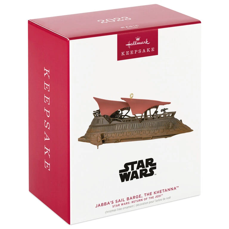 Hallmark Star Wars: Return Of The Jedi™ Jabba's Sail Barge, The Khetanna™ Ornament With Sound 6 Hallmark Star Wars: Return Of The Jedi™ Jabba's Sail Barge, The Khetanna™ Ornament With Sound - Image 4