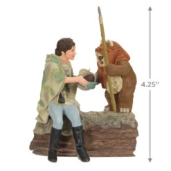Hallmark Star Wars: Return Of The Jedi™ A Curious Encounter On Endor™ Ornament -Ornament Shop Return of the Jedi Wicket Ewok Keepsake Ornament 2699QXI7097 03