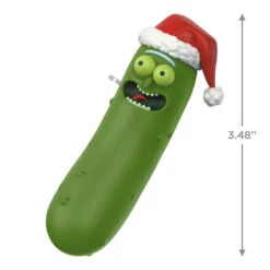Hallmark Rick And Morty Merry Rickmas! Ornament -Ornament Shop Rick and Morty Pickle Keepsake Ornament 1799QXI6087 03