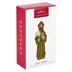 Hallmark Saint Joseph Ornament -Ornament Shop Saint Joseph Holding Lilies Keepsake Ornament 1799QGO2757 04