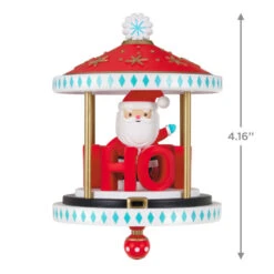 Hallmark Santa-Go-Round Ornament 10 Hallmark Santa-Go-Round Ornament -Ornament Shop Santa Carousel Keepsake Ornament 2299QGO2647 03