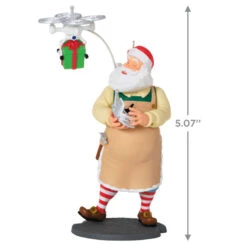 Hallmark Toymaker Santa Ornament 10 Hallmark Toymaker Santa Ornament -Ornament Shop Santa With Drone Keepsake Ornament 1999QXR8047 03